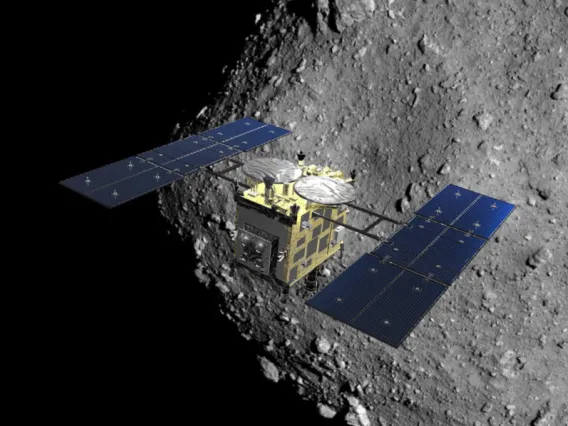 Illustration of Huyabusa 2 spacecraft