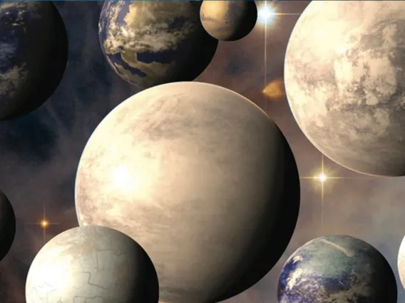 Computer generated image of pontentially habitable words