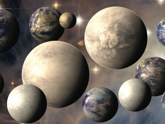 Image showing multiple planets