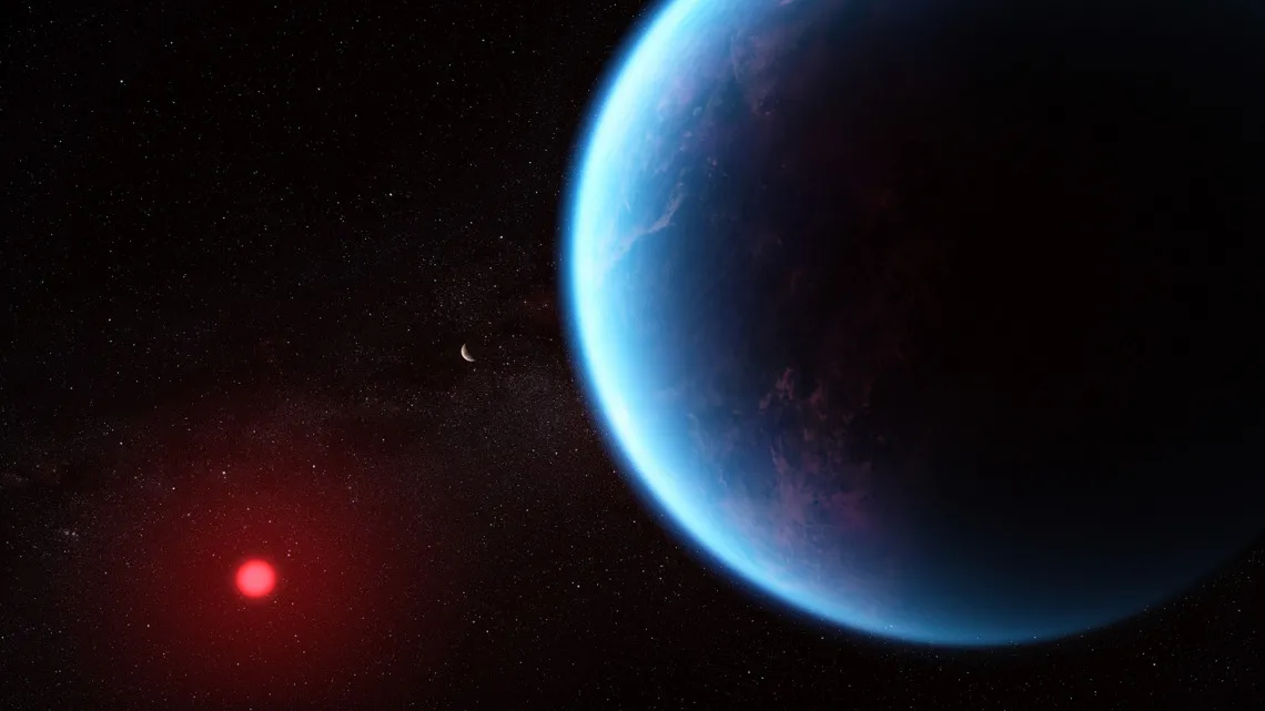 Artist impression of exoplanet