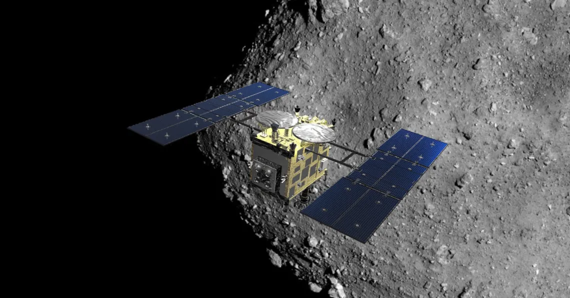 Illustration of Huyabusa 2 spacecraft