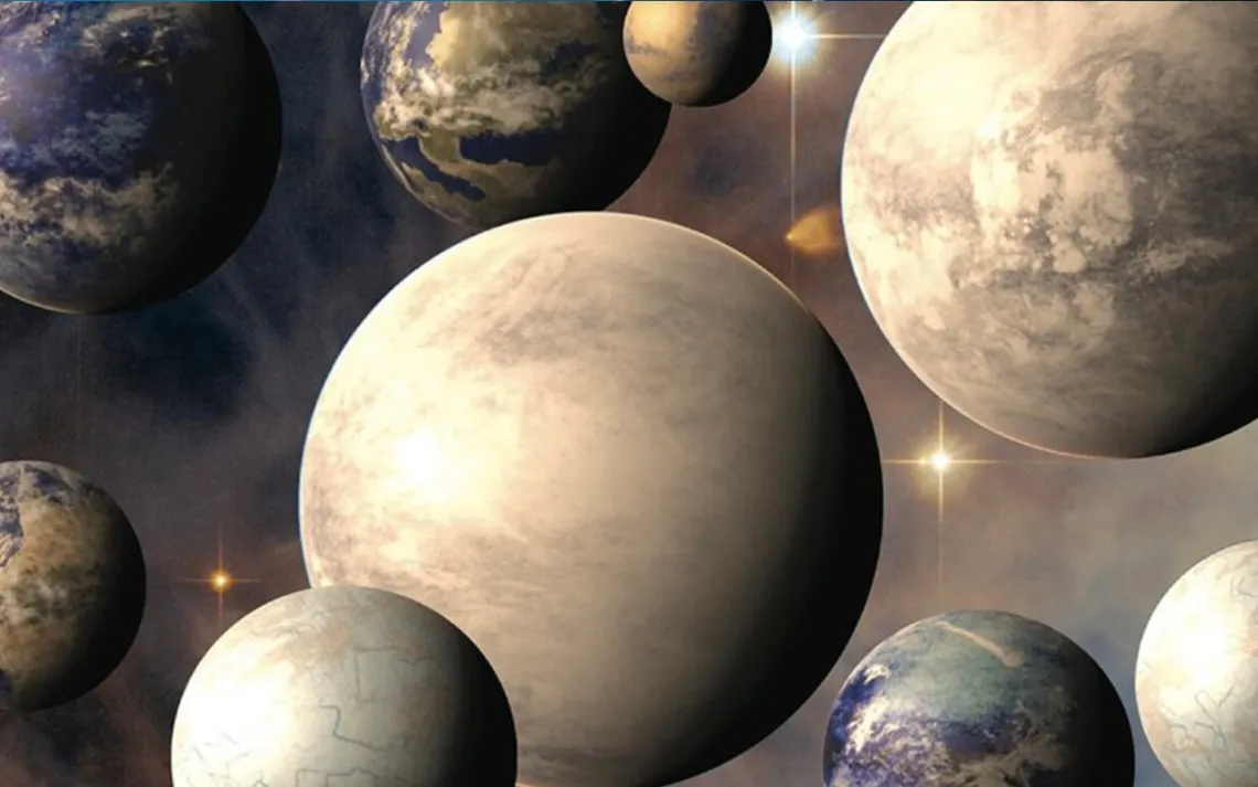 Computer generated image of pontentially habitable words