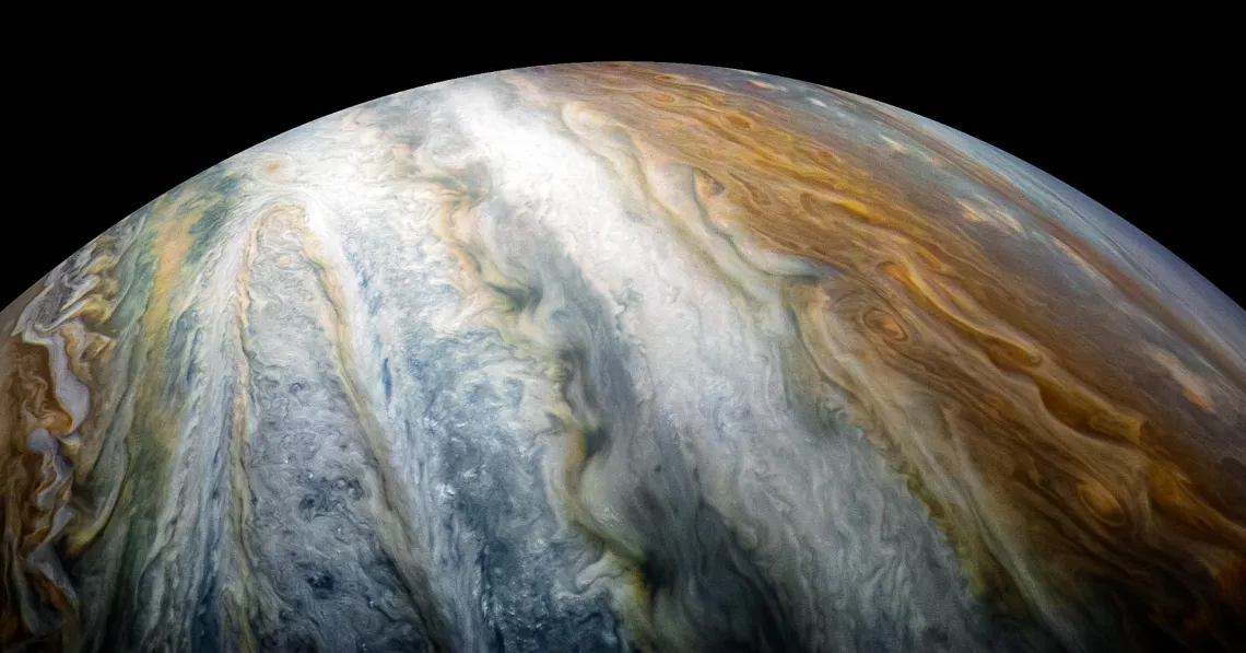 Image of Jupiter from the Juno spacecraft